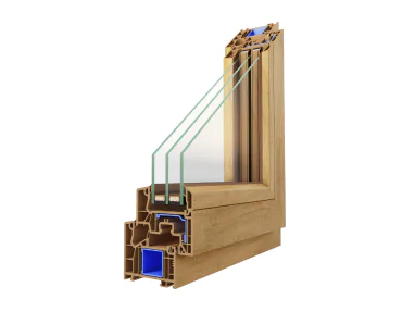 Detal profilu okna PRISMATIC