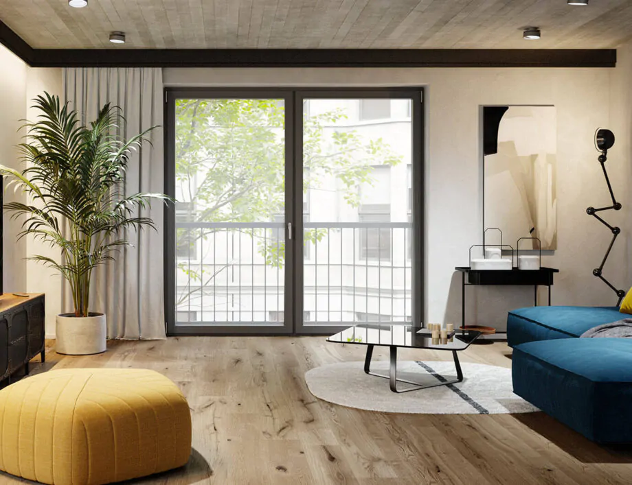 Okno PIXEL – nowoczesna geometria w aranżacji.