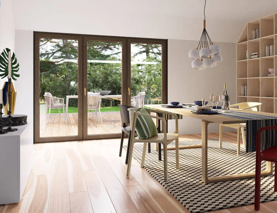 Okno PRISMATIC – detal profilu i proporcji.