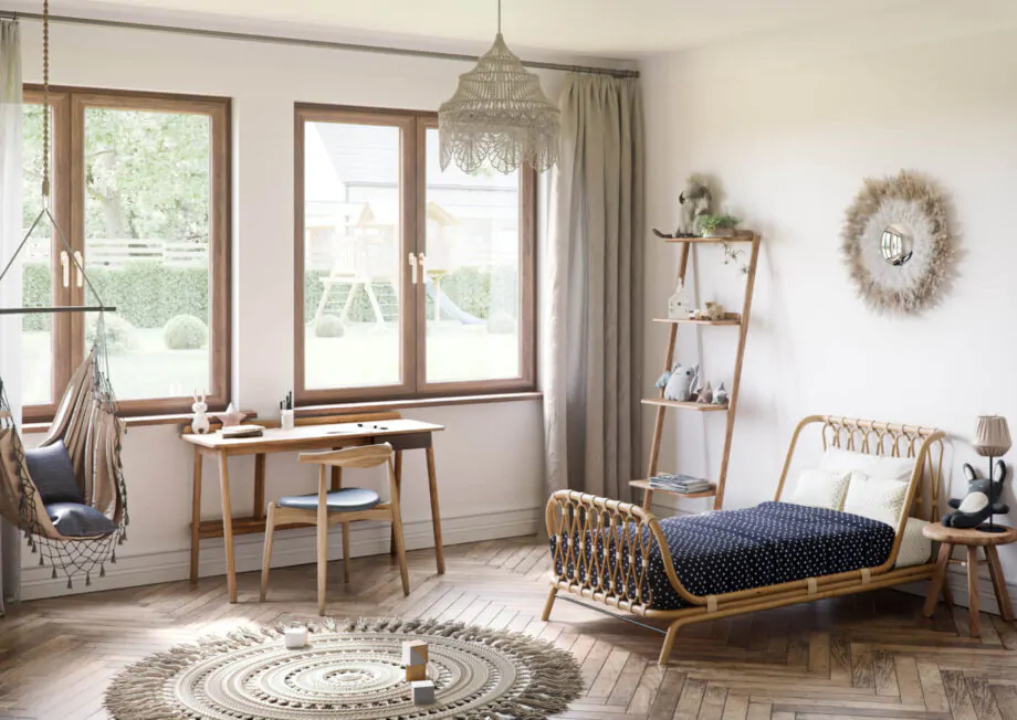 Okno PROLUX – nowoczesna geometria w aranżacji.