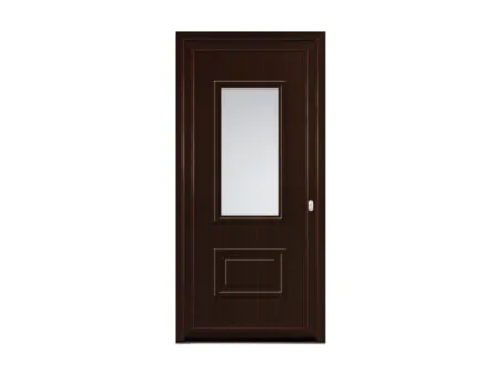 Drzwi PVC BASIC – przykład panelu ZETA S1 w kolorze mahoń